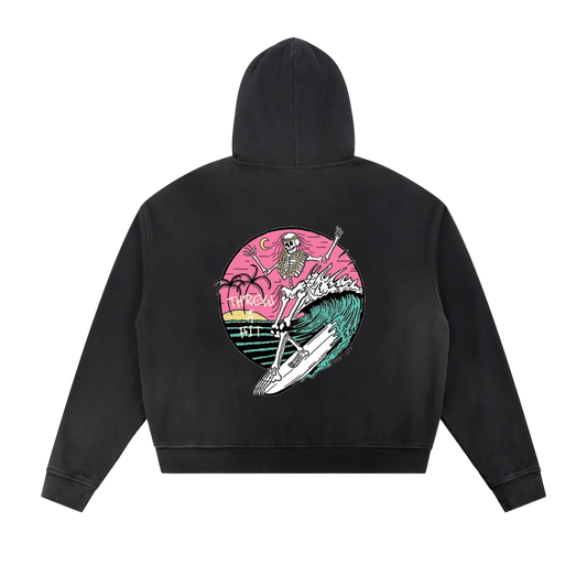 IAF Souf Beach Sun Fade Zip Hoodie