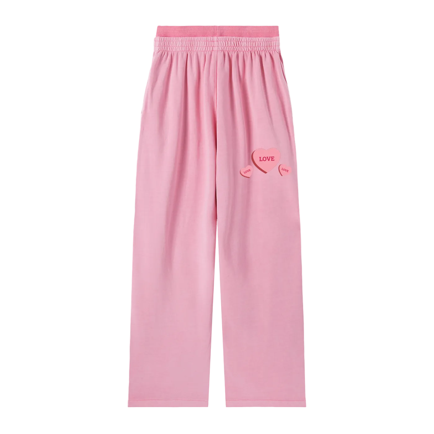 IAF Women's Valentine's Day Vintage Washed Waist Pants