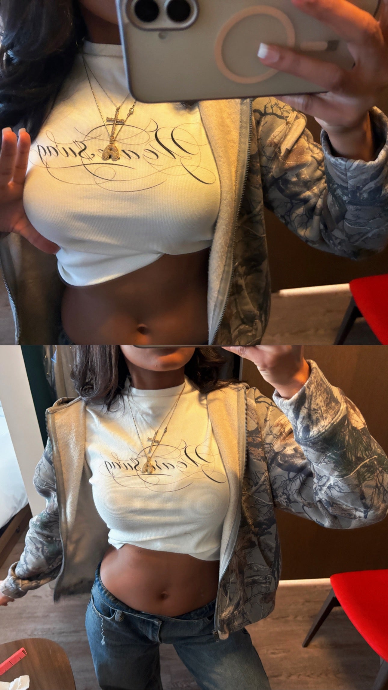 𝚆𝚘𝚖𝚎𝚗'𝚜 𝙸𝙰𝙵 𝚌𝚊𝚕𝚕𝚒𝚐𝚛𝚊𝚙𝚑𝚢 𝙼𝚘𝚌𝚔 𝙽𝚎𝚌𝚔 𝚃-𝚂𝚑𝚒𝚛𝚝