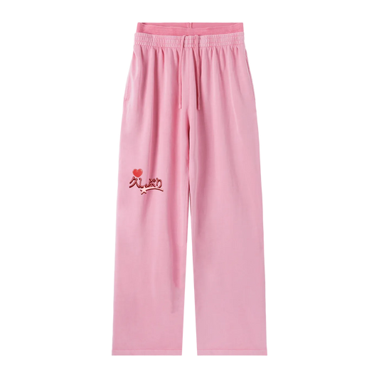 IAF Women's Valentine's Day Vintage Washed Waist Pants